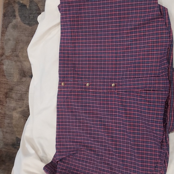 NWT Arrow Wrinkle Free Red, Blue, White Plaid Short Sleeve Button Down Shirt XXL - Picture 5 of 12